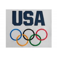 Kith Team USA Faille Jersey Warmup Shirt White