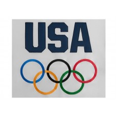 Kith Team USA Faille Jersey Warmup Shirt White