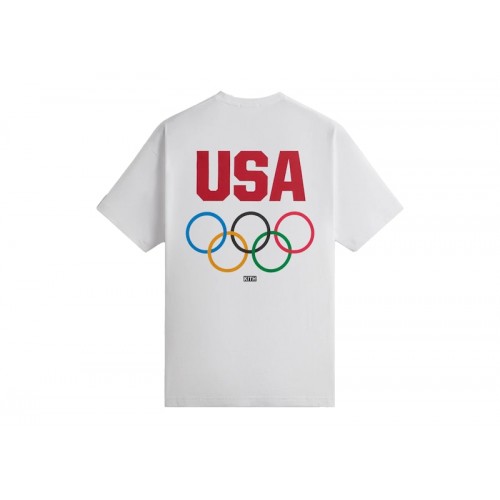 Оригинальный шмот Kith Team USA Olympics 2024 T-shirt White