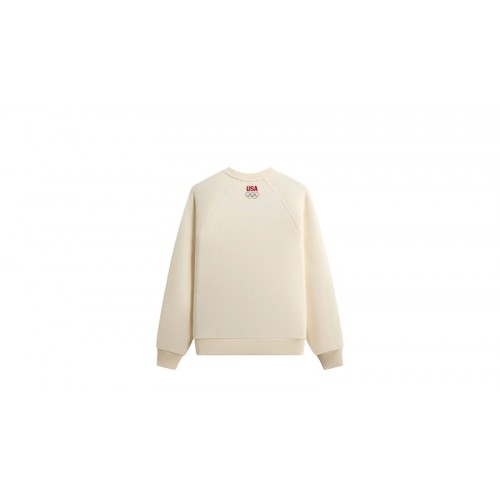 Kith Team USA Raglan Nelson Crewneck Sandrift
