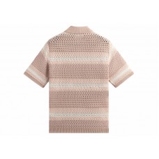 Kith Thompson Crochet Buttondown Frosty Rose