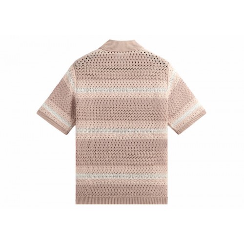 Оригинальный шмот Kith Thompson Crochet Buttondown Frosty Rose