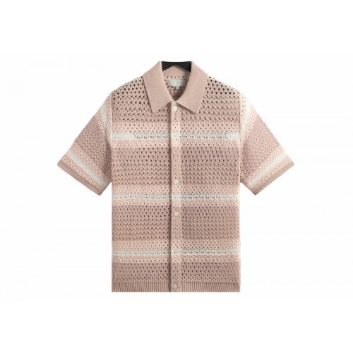 Оригинальный шмот Kith Thompson Crochet Buttondown Frosty Rose