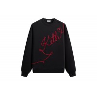 Kith Thread of Fate Nelson Crewneck Black