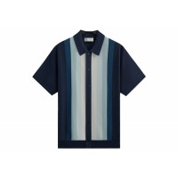 Kith Tilden Short Sleeve Button Up Polo Nocturnal