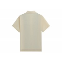 Kith Tilden Short Sleeve Button Up Polo Sandrift