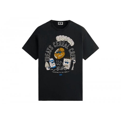 Оригинальный шмот Kith Treats Cereal Crew Vintage Tee Black