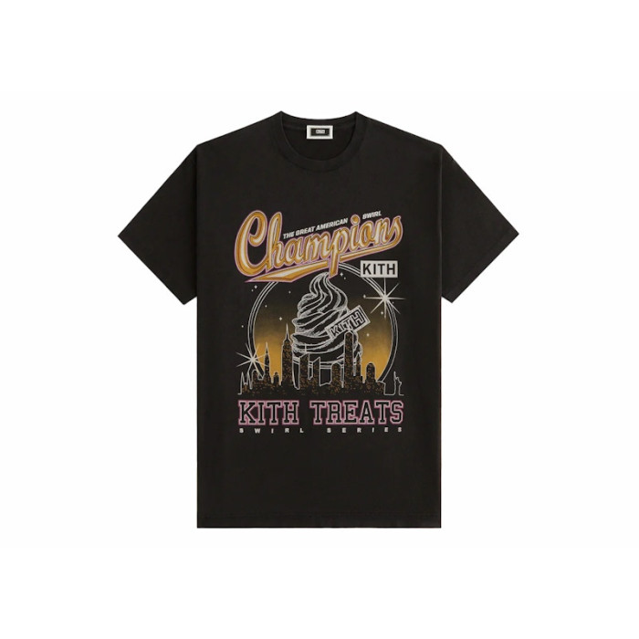 Оригинальный шмот Kith Treats Champions Vintage Tee Black