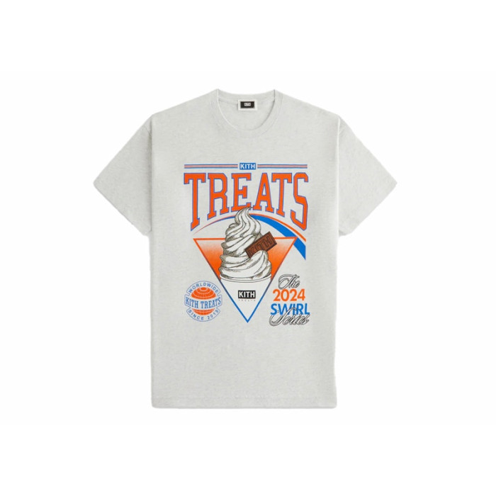 Оригинальный шмот Kith Treats Champions Vintage Tee Light Heather Grey