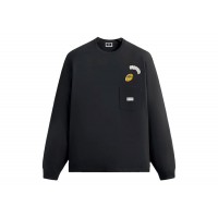 Kith Treats Parade II Long Sleeve Pocket Tee Black