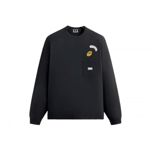 Оригинальный шмот Kith Treats Parade II Long Sleeve Pocket Tee Black