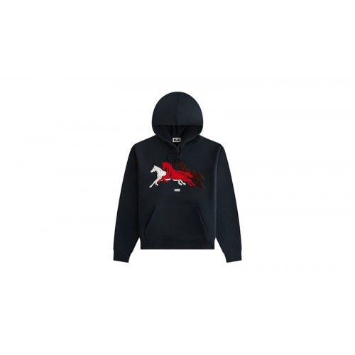 Kith Treats Stallion Nelson Hoodie Black