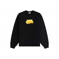 Kith Treats Waffle Butter Nelson Crewneck Black