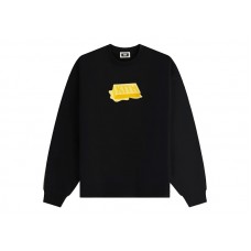 Kith Treats Waffle Butter Nelson Crewneck Black