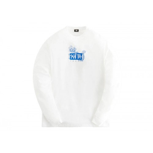 Оригинальный шмот Kith Treats Year of the Dragon Long Sleeve Tee White