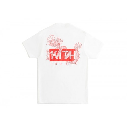 Оригинальный шмот Kith Treats Year of the Dragon Pocket Tee White