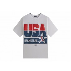 Kith USA Basketball Champions Vintage Tee White
