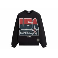 Kith USA Basketball Legend Vintage Nelson Crewneck Black