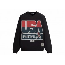 Kith USA Basketball Legend Vintage Nelson Crewneck Black