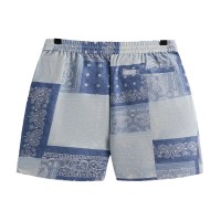 Kith Washed Paisley Active Short Light Indigo