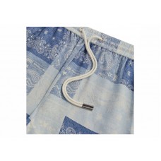 Kith Washed Paisley Active Short Light Indigo