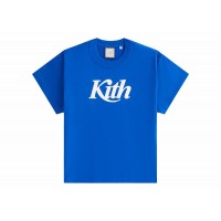 Kith Women Swash Logo Mulberry Vintage Tee Laguna