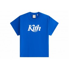 Kith Women Swash Logo Mulberry Vintage Tee Laguna