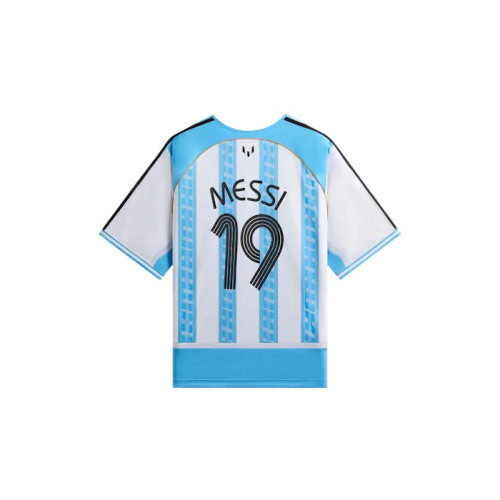 Kith x adidas Messi Football Jersey Blue/White Kith x adidas Messi Football Jersey Blue/White