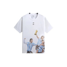 Kith x adidas Messi Football World Cup Graphic Tee White