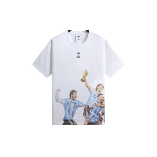 Kith x adidas Messi Football World Cup Graphic Tee White