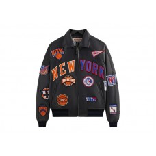 Kith x Avirex For Madison Square Garden Sports Icon Jacket Black