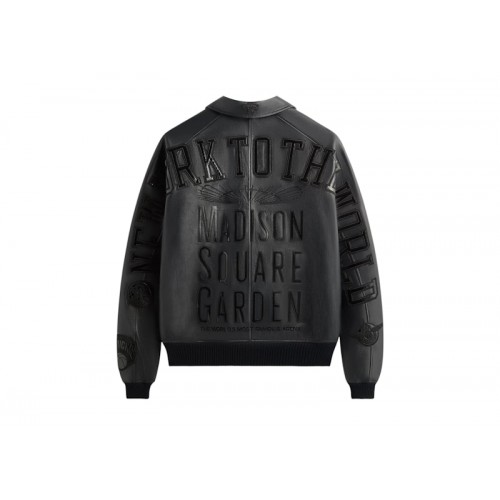 Kith x Avirex x New York Knicks Madison Square Garden Icon Jacket Black