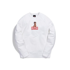 Kith x Biggie Classic Logo Crewneck White