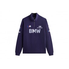 Kith x BMW Cable Fleece Quarter Zip Techno Violet