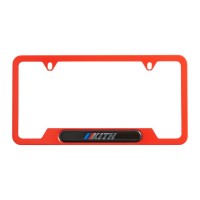 Kith x BMW Car Plate Cinnabar