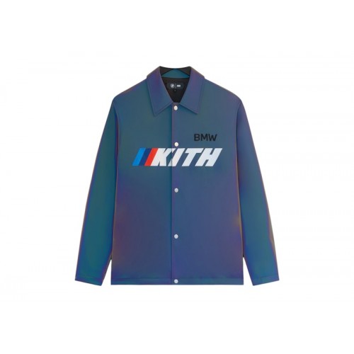 Оригинальный шмот Kith x BMW Kieran Coaches Jacket Techno Violet