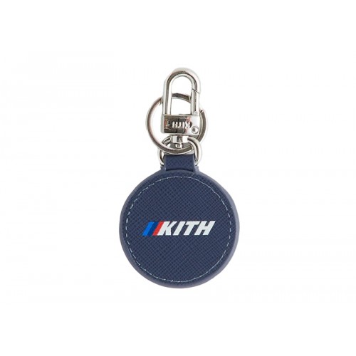 Kith x BMW Rondel Leather Keyring Techno Violet