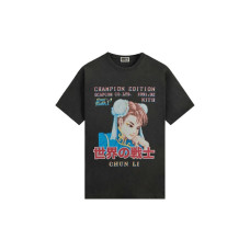Kith x Capcom Chun Li Champion Edition Vintage Tee Black