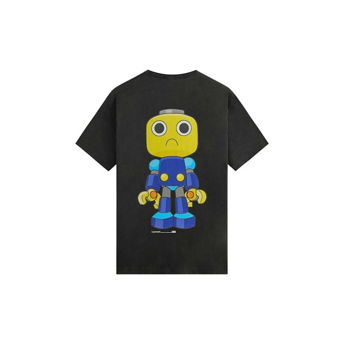 Футболка Kith x Capcom Servbot Vintage Tee Black