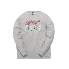 Kith x Coca-Cola Aloha L/S Tee Heather Grey
