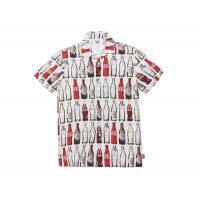 Kith x Coca-Cola Bottles Camp Button Up White