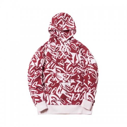 Kith x Coca-Cola Cubed Global Hoodie Red