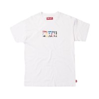 Kith x Coca-Cola Cubed Global Logo Tee White