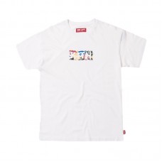 Kith x Coca-Cola Cubed Global Logo Tee White
