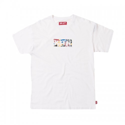Kith x Coca-Cola Cubed Global Logo Tee White