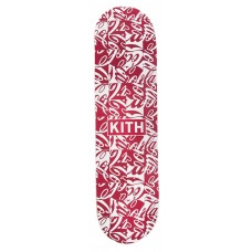 Kith x Coca-Cola Cubed Skate Skateboard Deck Red