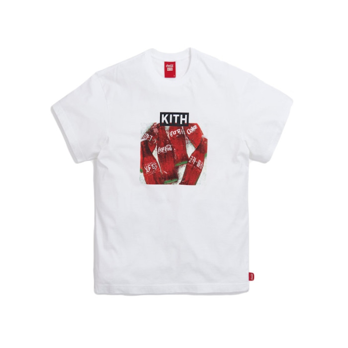 Kith x Coca-Cola Language Bottle Vintage Tee White Kith x Coca-Cola Language Bottle Vintage Tee White