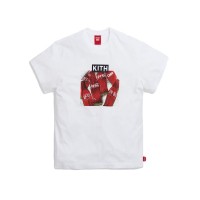 Kith x Coca-Cola Language Bottle Vintage Tee White