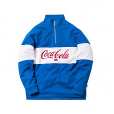 Kith x Coca-Cola Quarter-Zip Rugby Blue