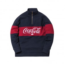 Kith x Coca-Cola Quarter-Zip Rugby Navy